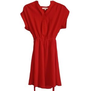 Monteau Bold Red Midi Dress